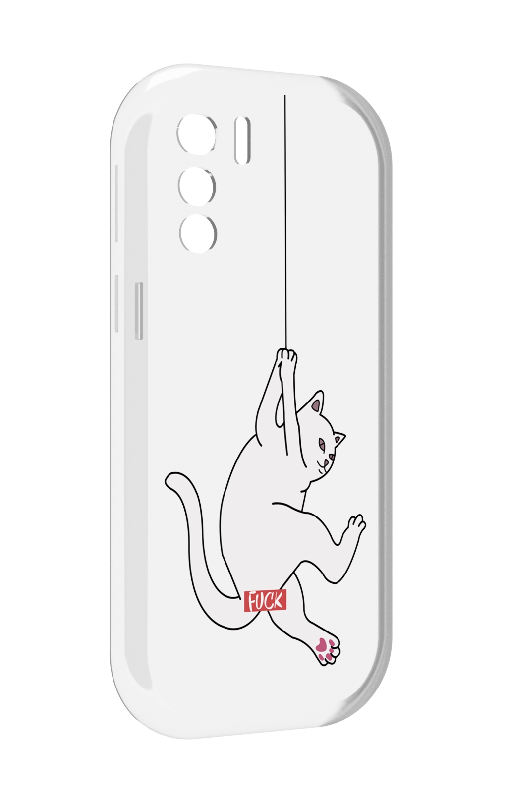 

Чехол MyPads котяра-на-веревке для UleFone Note 13P, Прозрачный, Tocco