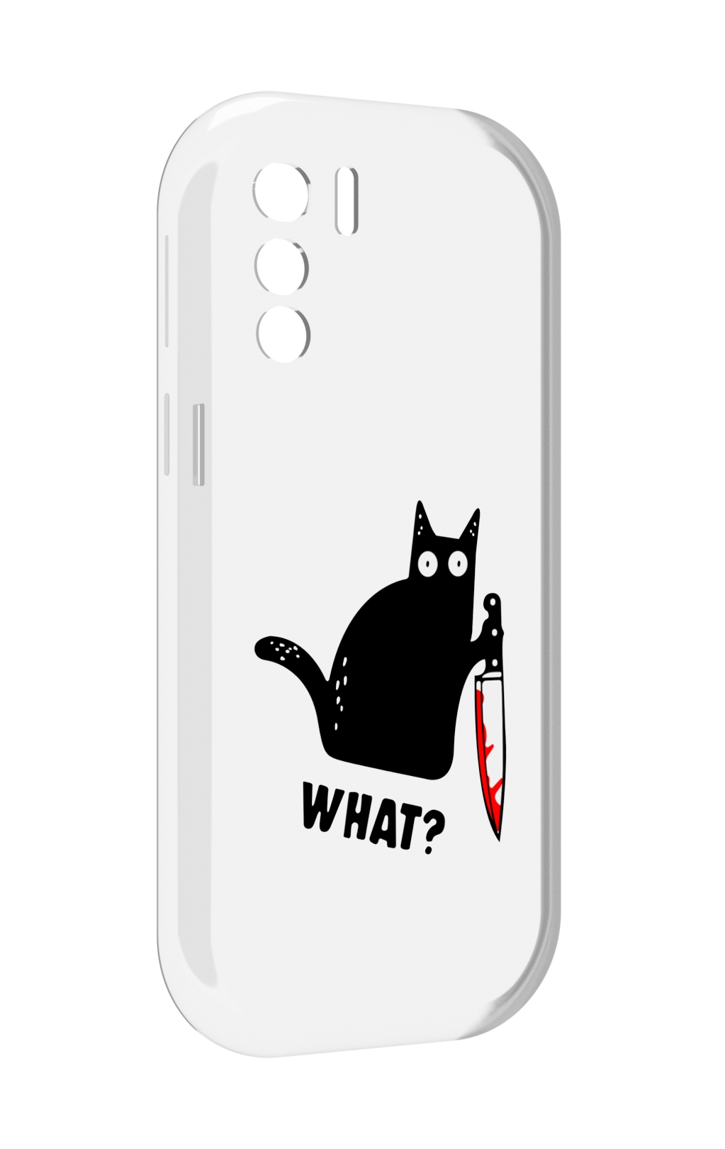 

Чехол MyPads котик-убийца для UleFone Note 13P, Прозрачный, Tocco