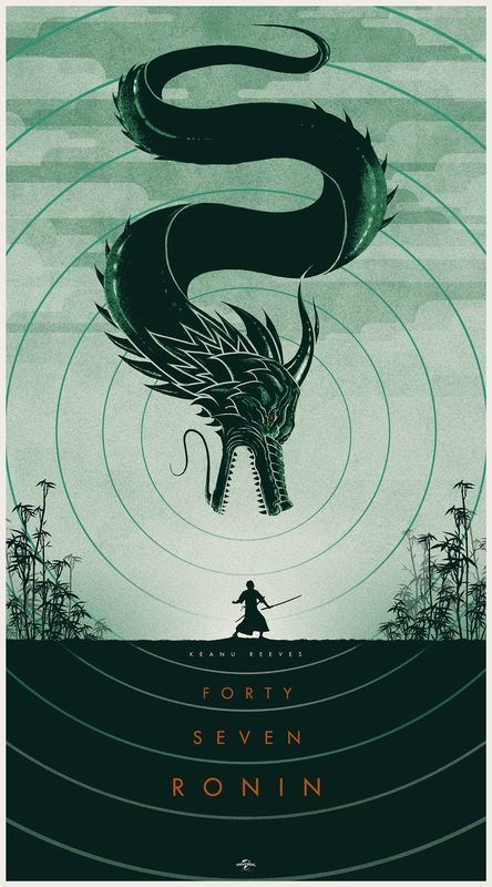 Постер к фильму 47 ронинов (47 Ronin) Оригинальный 55,9x101,6 см