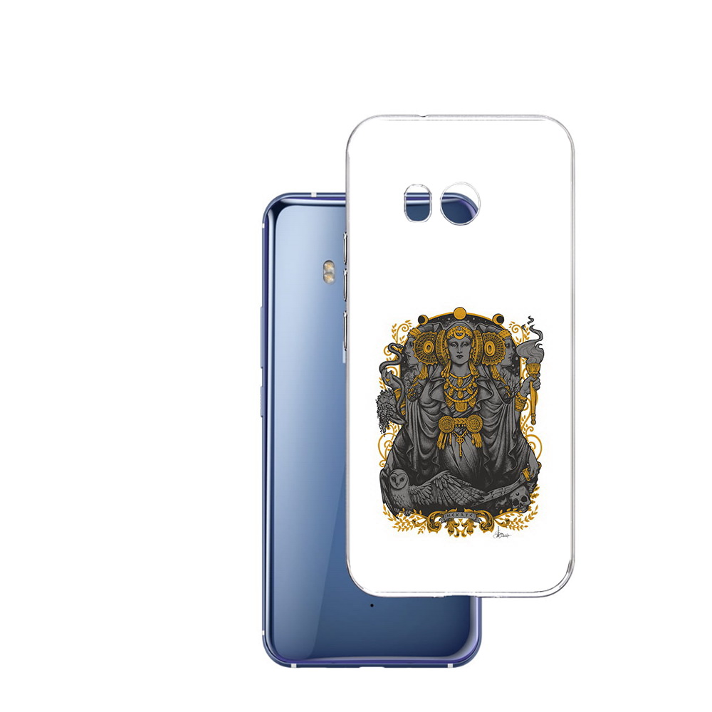 

Чехол MyPads Tocco для HTC U11 божество с золотыми элементами, Прозрачный, Tocco