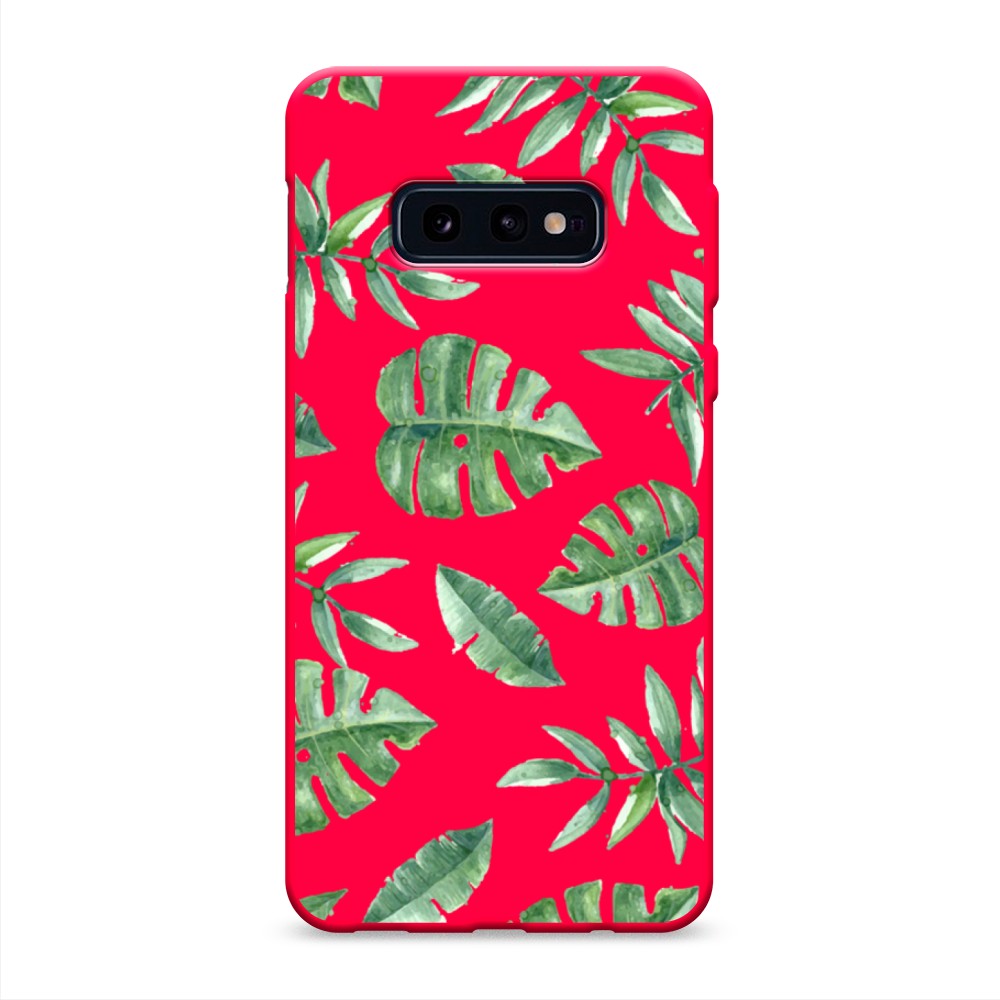 

Чехол Awog на Samsung Galaxy S10E "Нарисованные пальмовые листья", Разноцветный, 27253-1