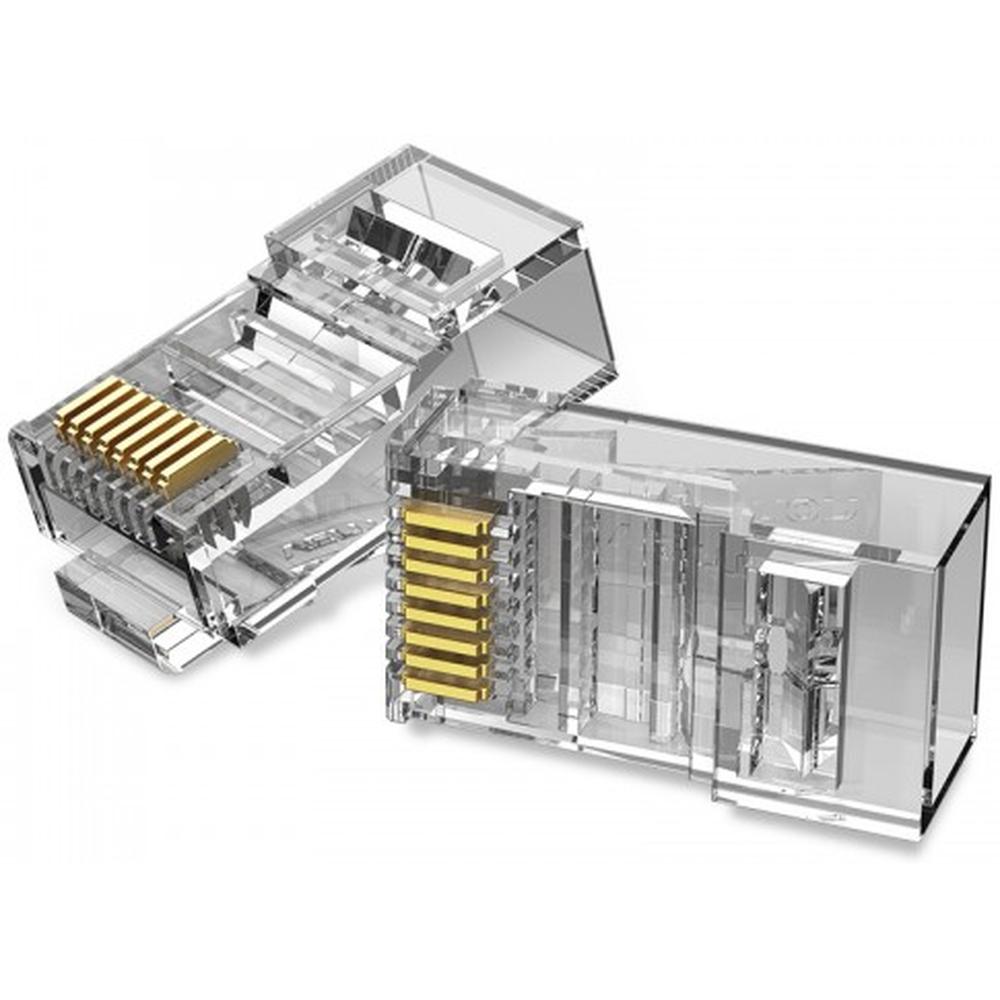 

Коннектор Cablexpert RJ-45 RJ 45 м IDDR0-10, Прозрачный