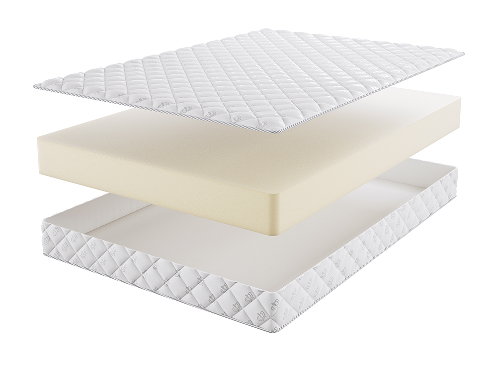 

Матрас Beautyson Roll Foam 18 120х200, Бежевый;белый;серый;серебристый, Roll Foam 18