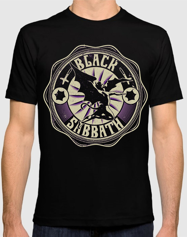 фото Футболка мужская dream shirts black sabbath 10008652 черная xl