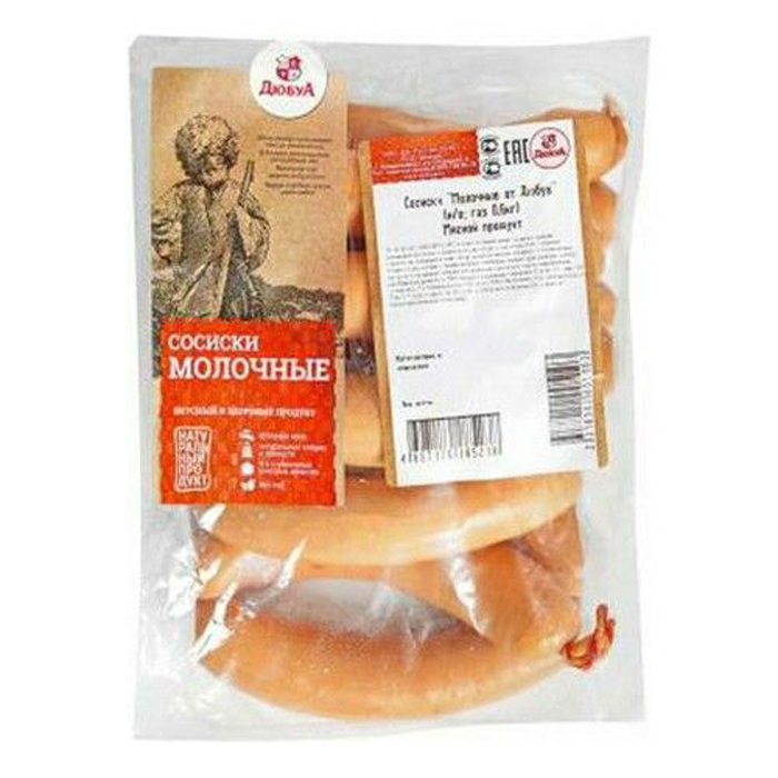 

Сосиски Дюбуа Молочные вареные 700 г