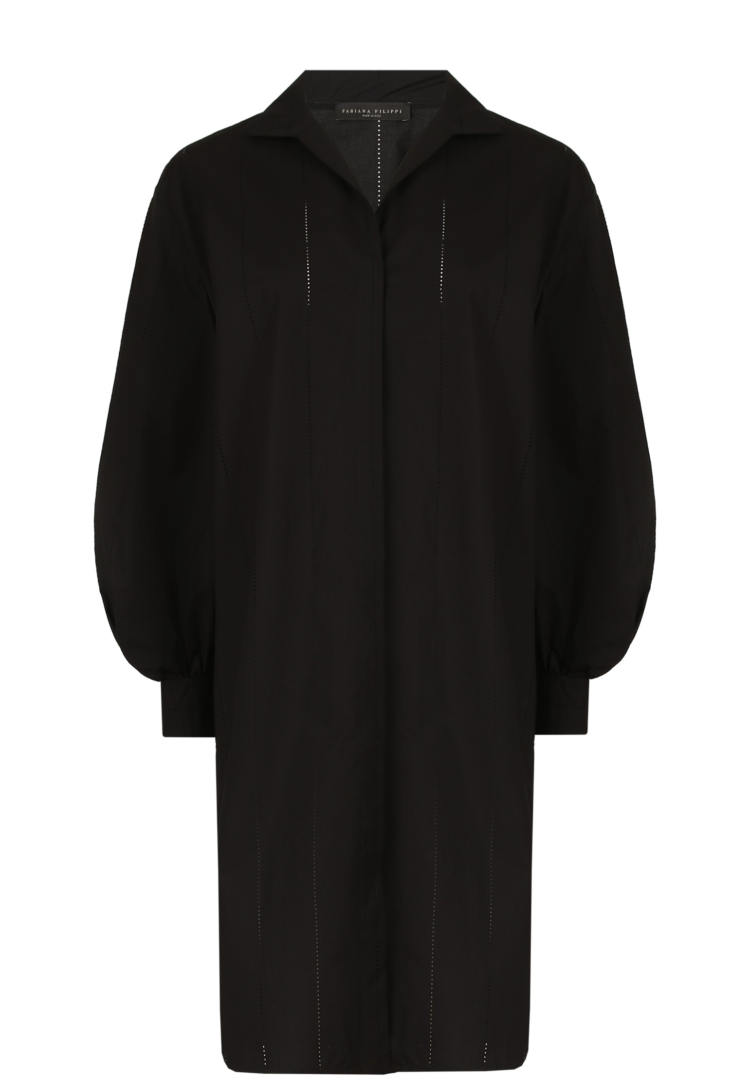 Платье женское FABIANA FILIPPI 126380 черное 46 IT