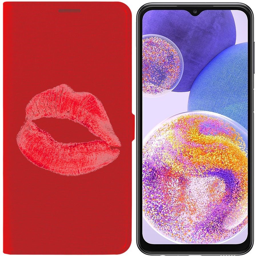 Чехол-книжка Eco Book для Samsung Galaxy A23 (A235) След помады