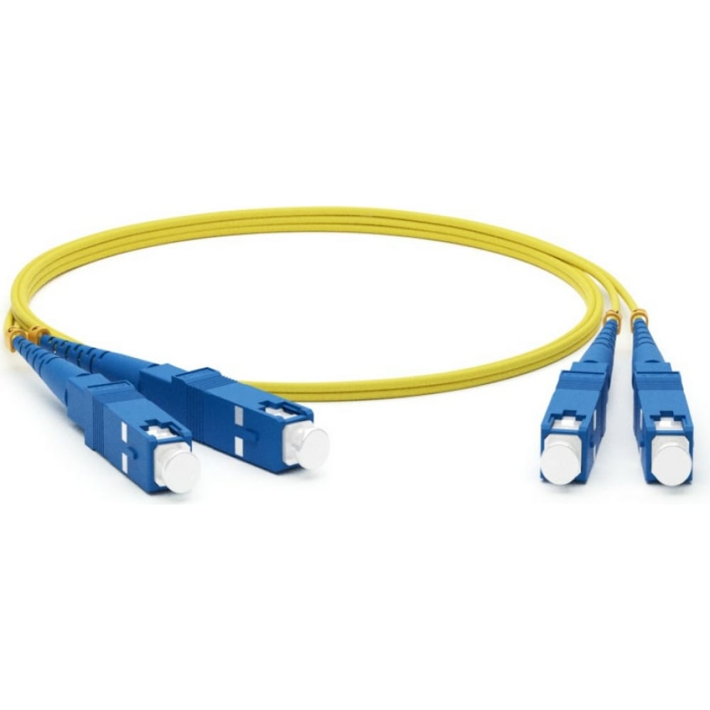 

Патч-корд Hyperline FC-D2-9-SC/UR-SC/UR-H-20M-LSZH-YL волоконно-оптический (шнур) SM 9/125