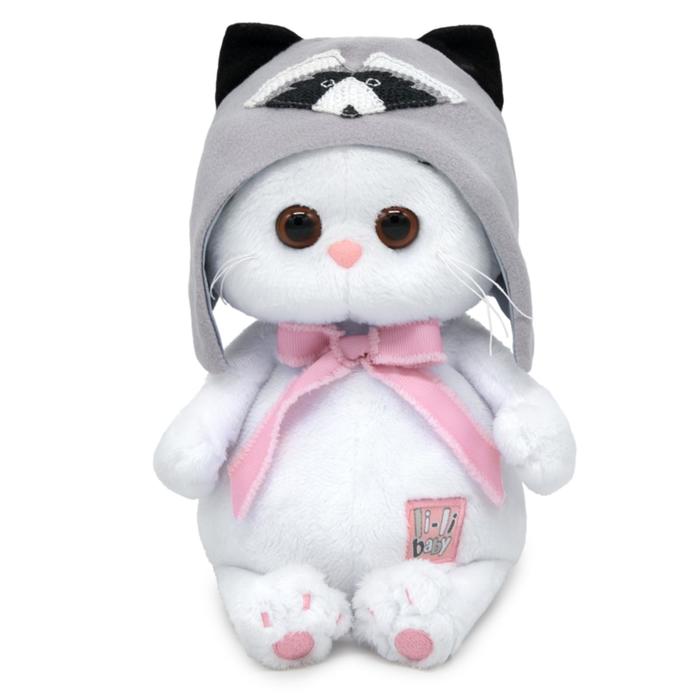 

Мягкая игрушка Ли-Ли Baby в шапочке - енот, 20 см