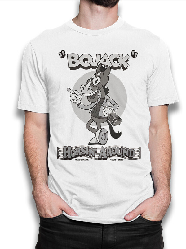 фото Футболка мужская dream shirts конь боджек - bojack 10008572 белая s