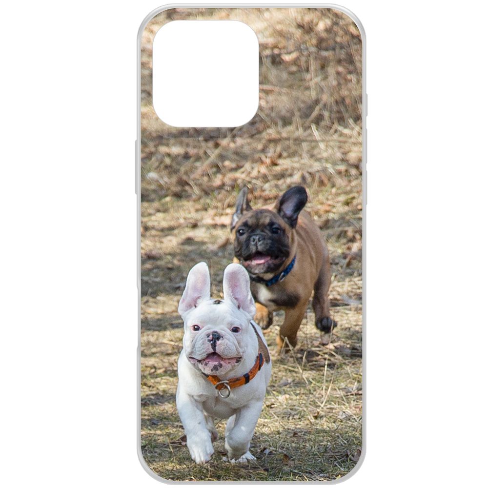 

Чехол-накладка Krutoff Clear Case Догонялки для iPhone 16 Pro Max, Прозрачный