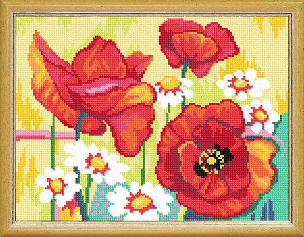 

ЧАРIВНИЦЯ (Украина) Натюрморт с цветами L34, 24x32 см от