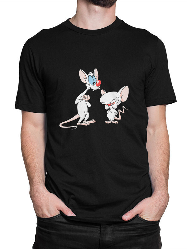 

Футболка мужская Dream Shirts Пинки и Брейн 10008552 черная M, Пинки и Брейн 10008552