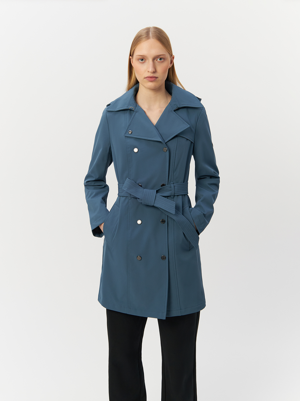 Куртка Calvin Klein для женщин, бирюзовая, размер M, CW84M779