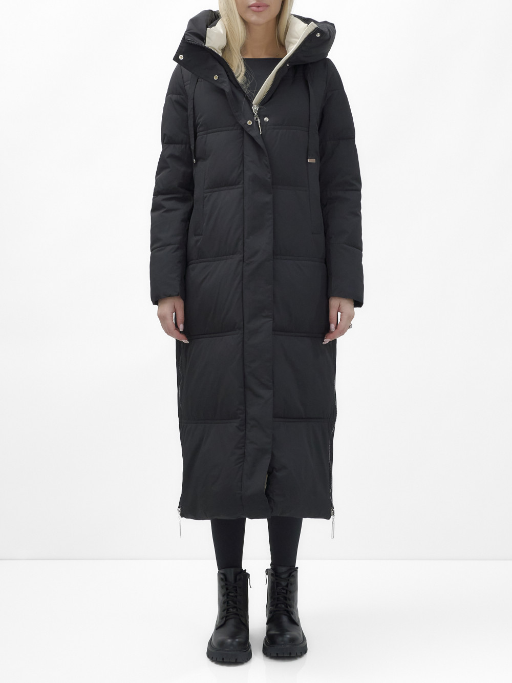 

Пальто женское NoBrand AD9625 черное XL, Черный, AD9625