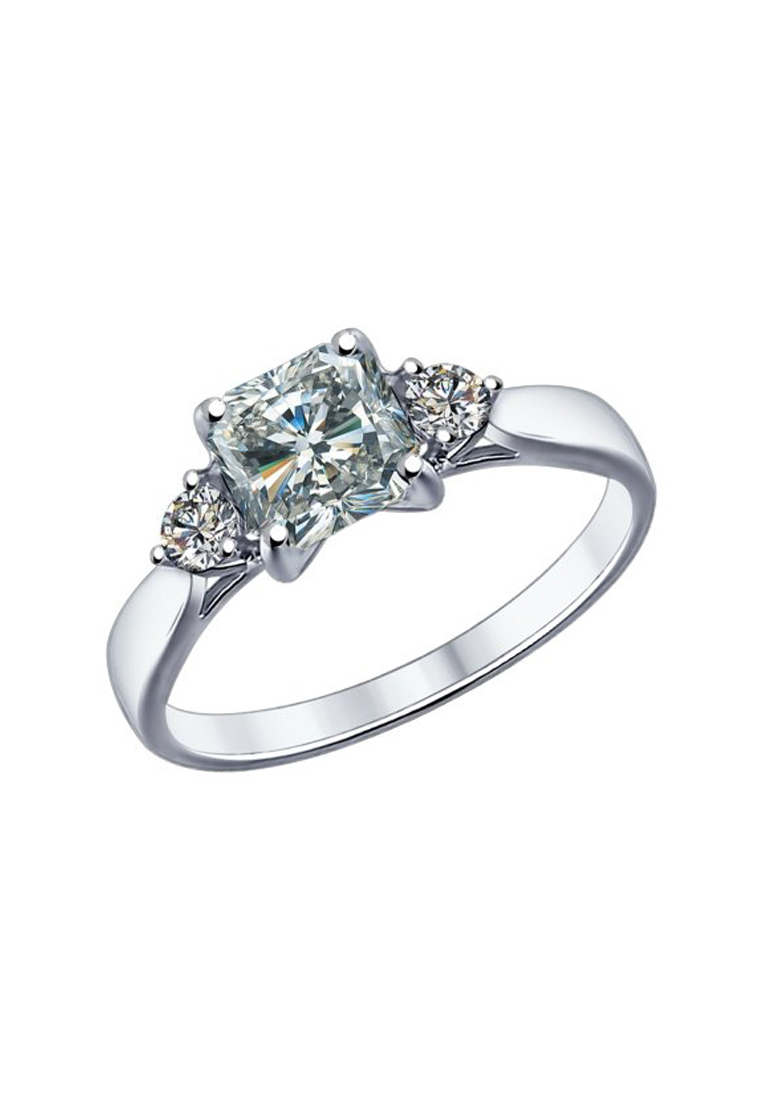 

Кольцо из серебра с фианитом р.  SOKOLOV 89010033, 89010033_k