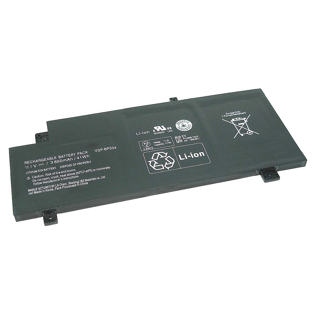 Аккумулятор для ноутбука Sony Vaio SVF15A VGP-BPS34 41Wh