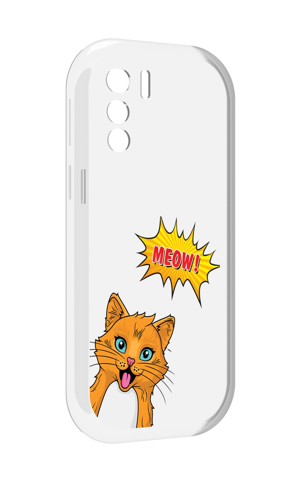 

Чехол MyPads кот-мяу детский для UleFone Note 13P, Прозрачный, Tocco