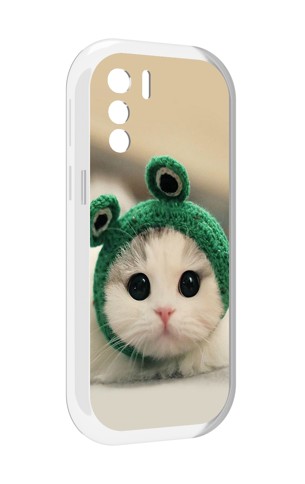 

Чехол MyPads кот-лягушка детский для UleFone Note 13P, Прозрачный, Tocco