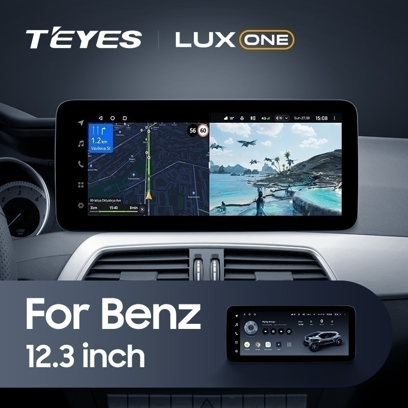 Штатная магнитола Teyes LUX ONE 6/128 Mercedes-Benz GLK-Class X204 (NTG 4.5) (2012-2015)