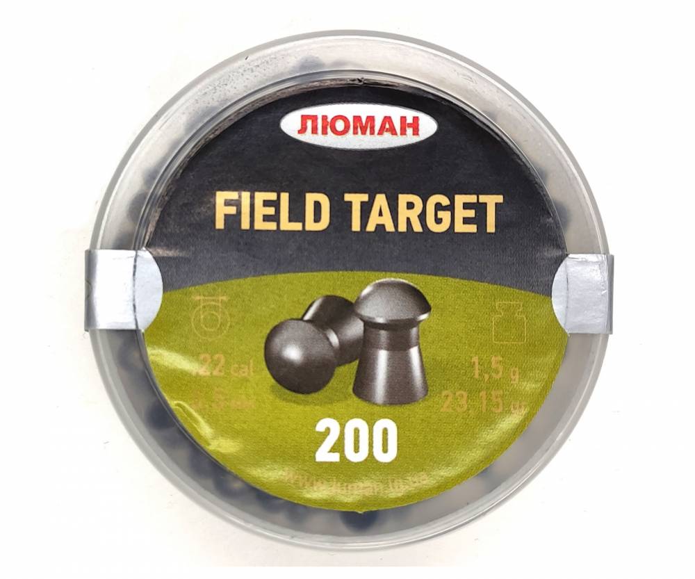 

Пули для пневматики "Field Target", 1,5 г. 5,5 мм. (200 шт.), Серебристый, Field Target