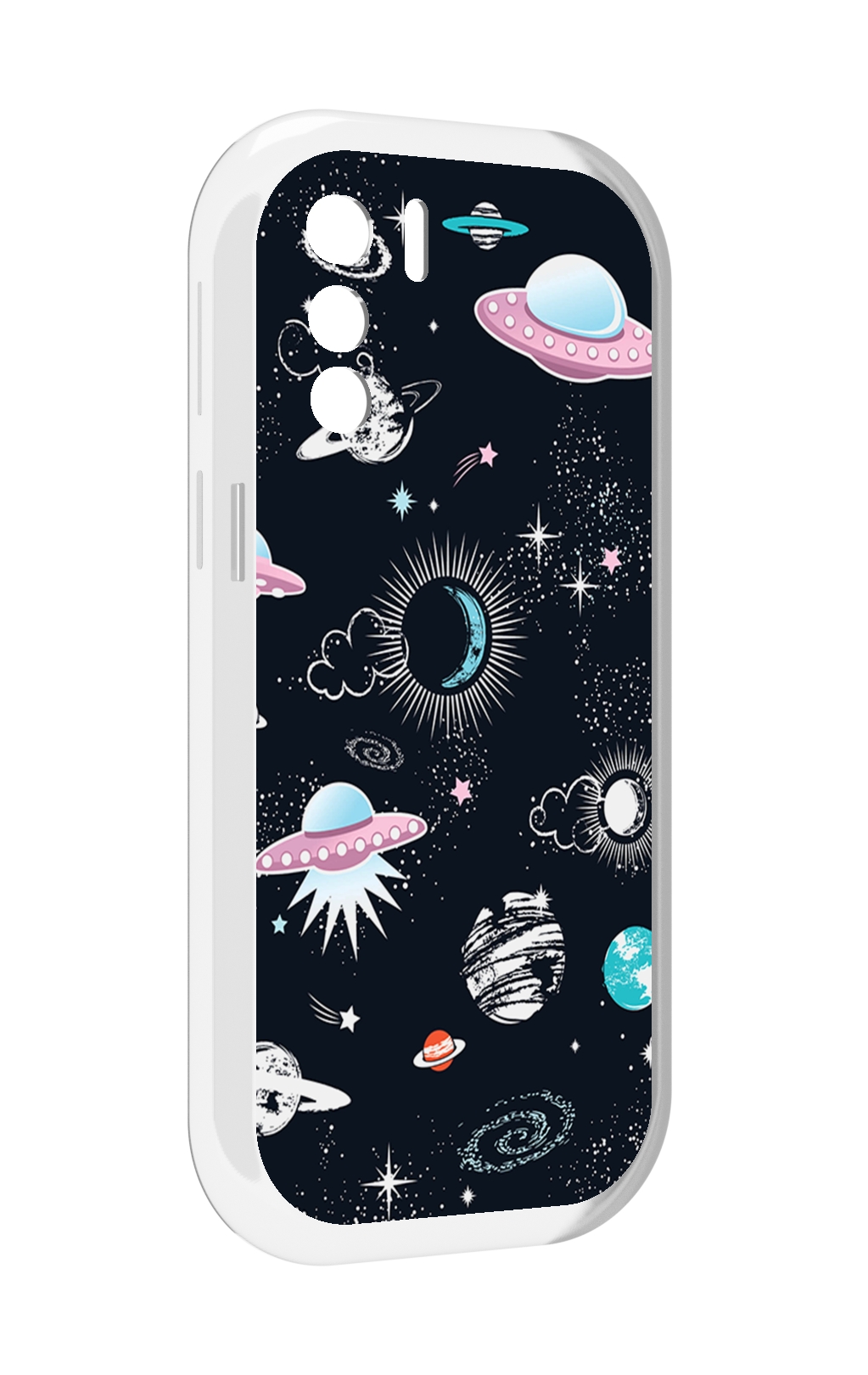 

Чехол MyPads космос-мини-картинки для UleFone Note 13P, Прозрачный, Tocco