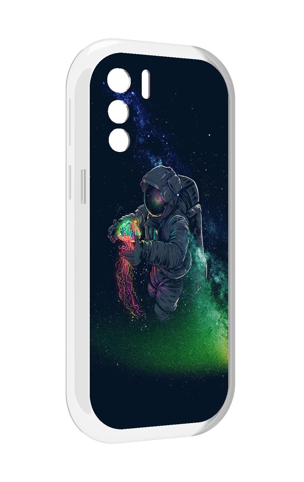 

Чехол MyPads космонавт-с-оружием-арты для UleFone Note 13P, Прозрачный, Tocco