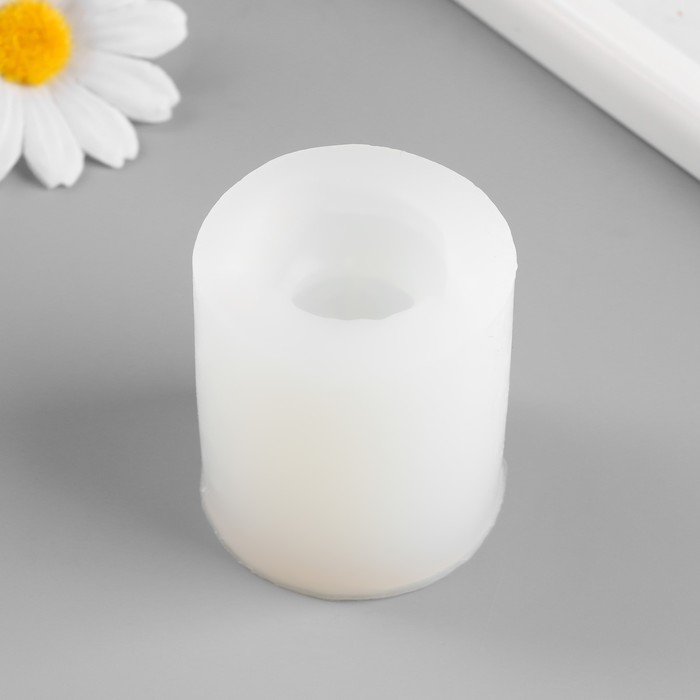 

Молд силикон 3D "Котик с рыбой-саблей" 5,2х5,2х5,7 см, Белый