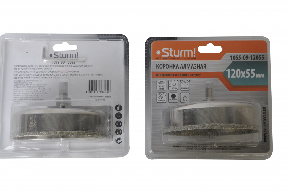 

Коронки алмазные Sturm! 1055-09-12055
