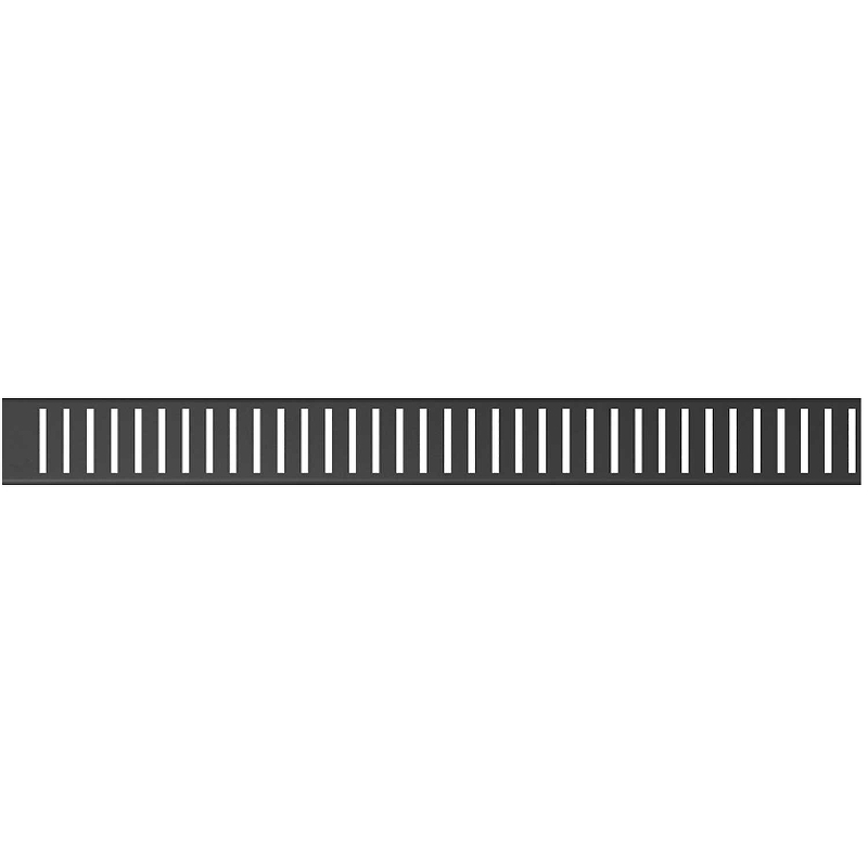 фото Решетка для душевого лотка alcaplast pure-650black черная матовая