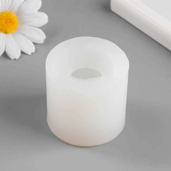 

Молд силикон 3D "Котик с веером" 5,2х5,2х5 см, Белый