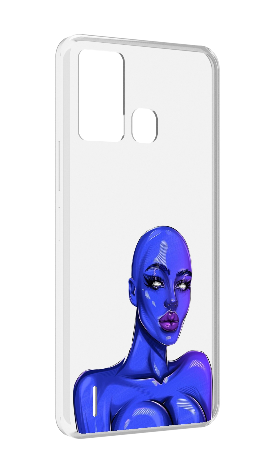 

Чехол MyPads инопланетянка для ITEL S16 / ITEL Vision 1 Pro, Прозрачный, Tocco
