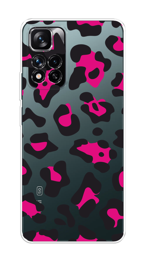 

Чехол на Xiaomi Redmi Note 11 Pro Plus 5G "Pink cow spots", Черный;розовый, 312150-1