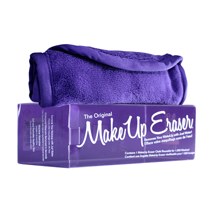 фото Умная материя makeup eraser для снятия макияжа фиолетовая