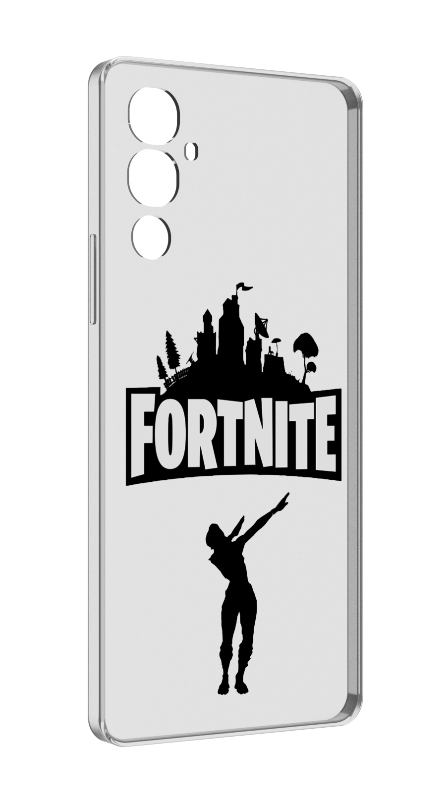

Чехол Mypads Fortnite-2 Для Tecno Pova 4, Прозрачный, Tocco