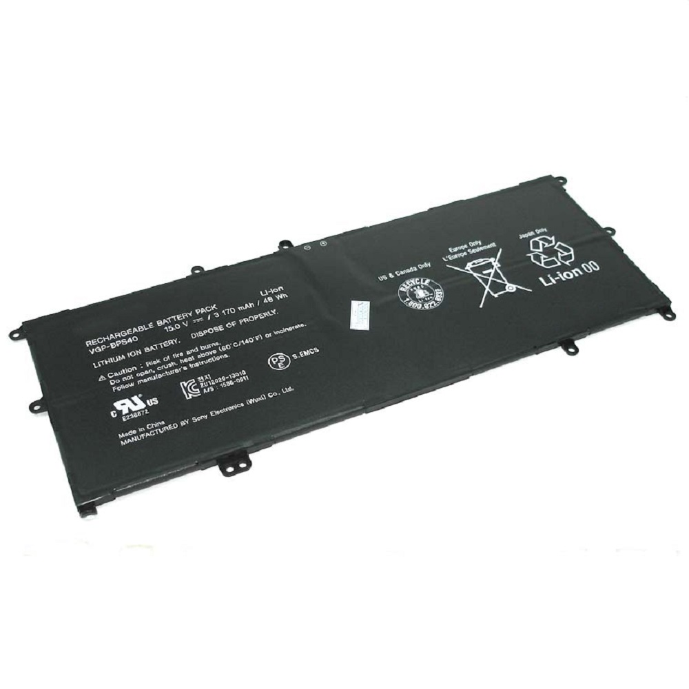 Аккумуляторная батарея для ноутбука Sony Vaio SVF14 SVF15 (VGP-BPS40) 15.0V 48Wh