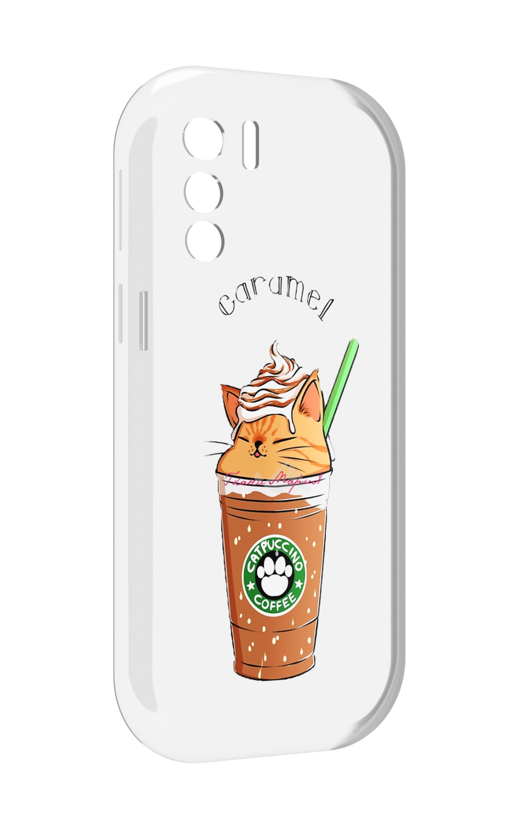 

Чехол MyPads карамельный напиток женский для UleFone Note 13P, Прозрачный, Tocco