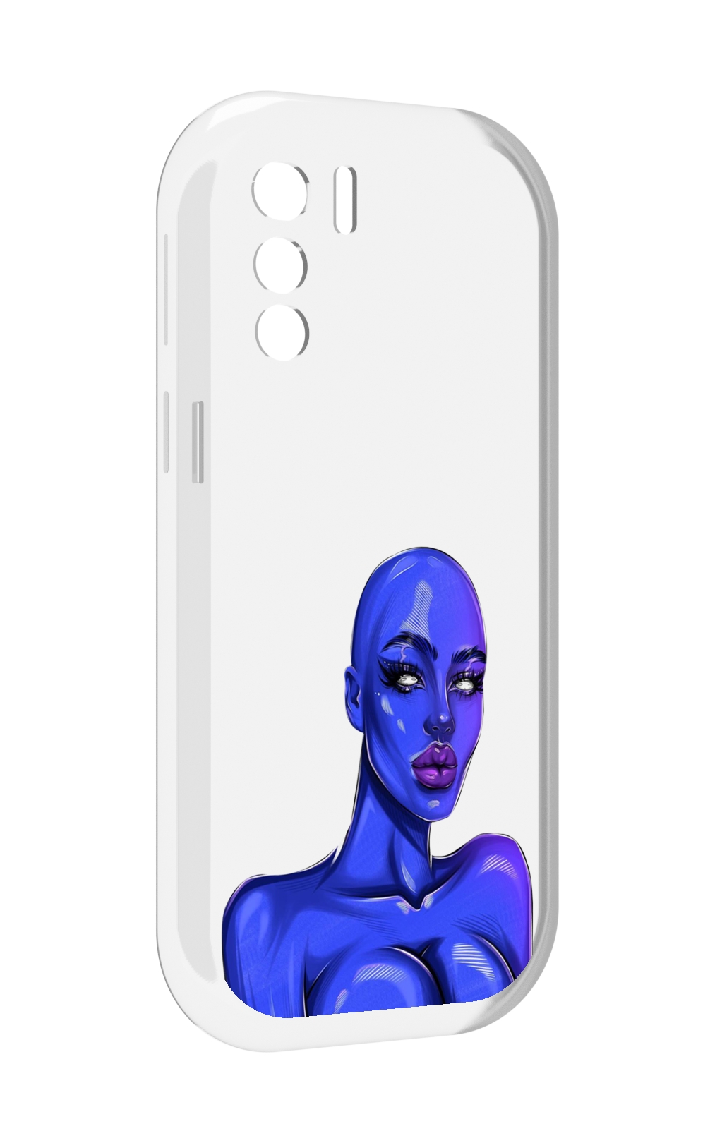 

Чехол MyPads инопланетянка для UleFone Note 13P, Прозрачный, Tocco