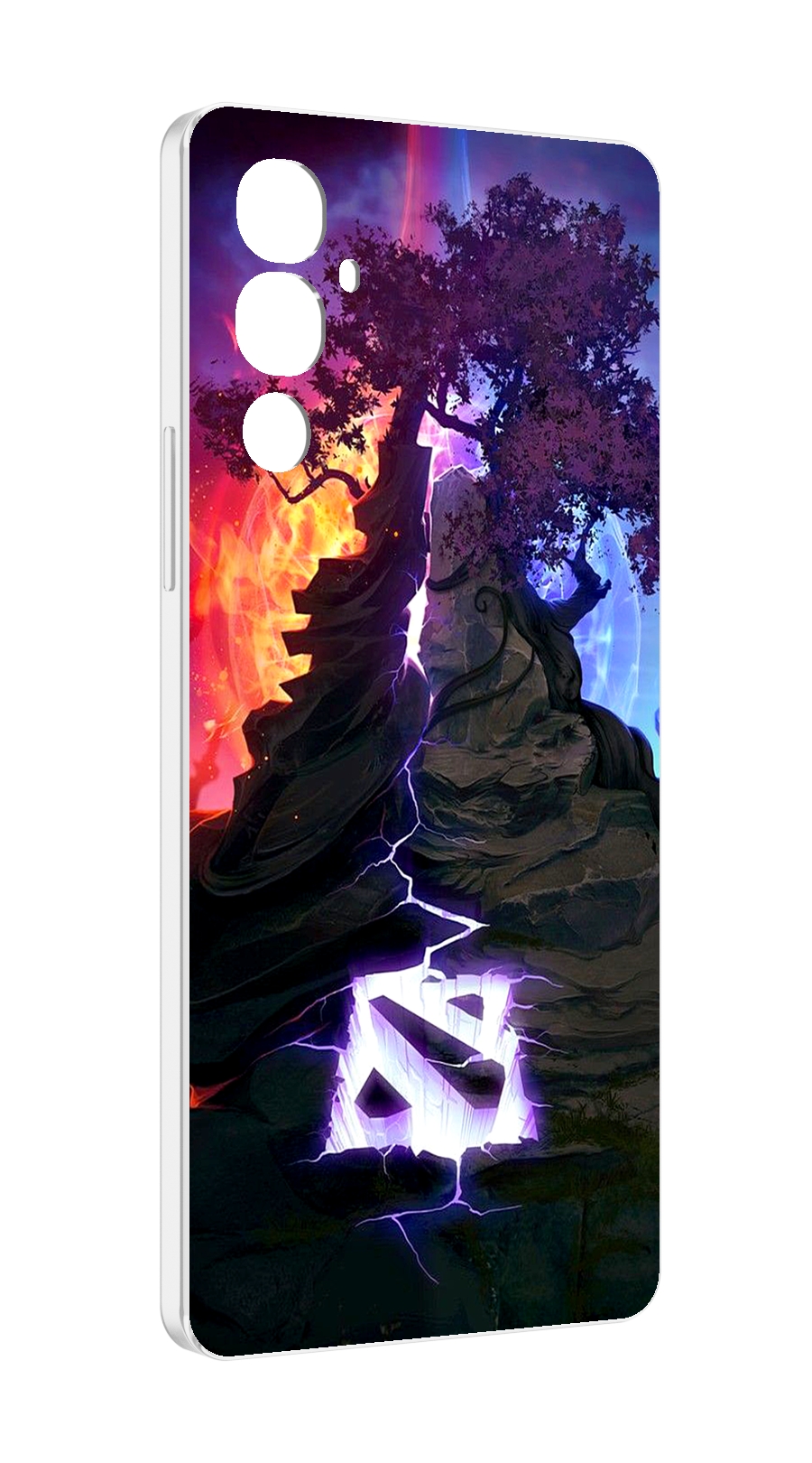 

Чехол MyPads dota 2 логотип для Tecno Pova 4, Прозрачный, Tocco