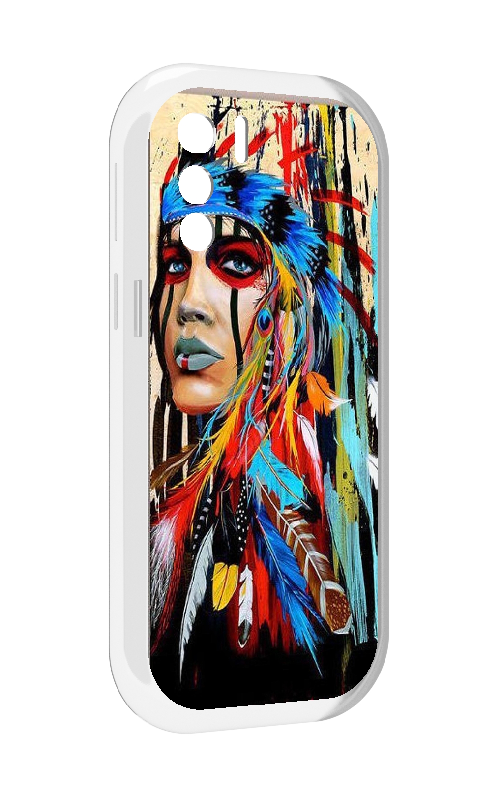 

Чехол MyPads индеец расписной для UleFone Note 13P, Прозрачный, Tocco