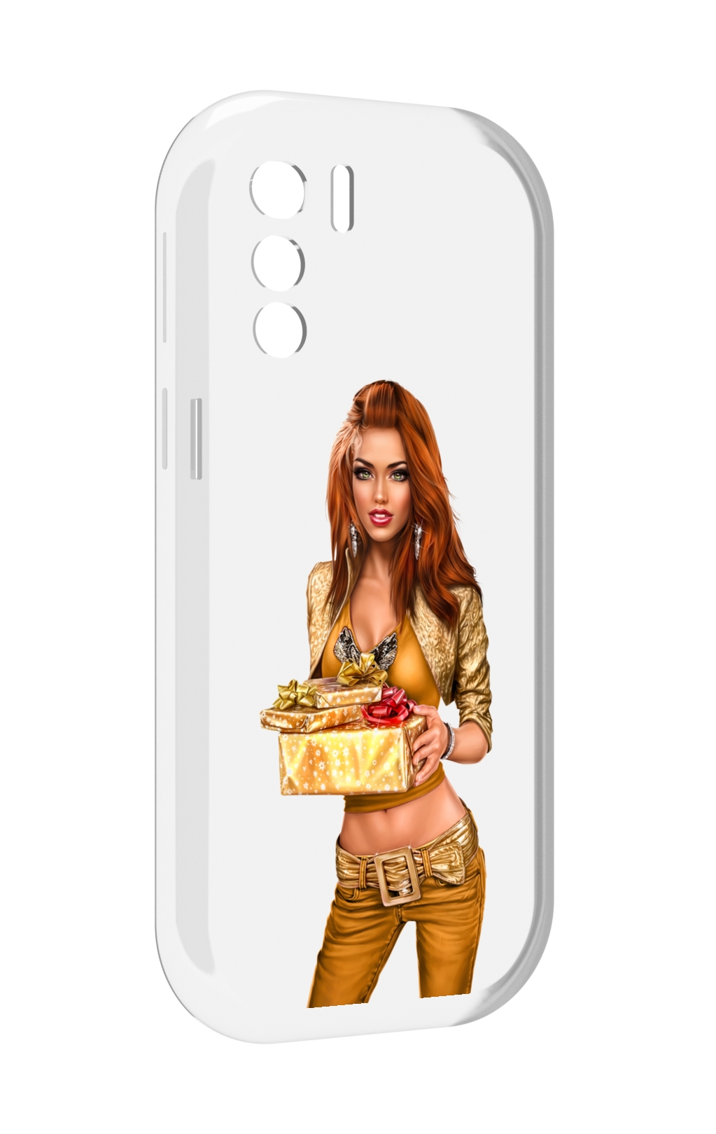 

Чехол MyPads золотая-девочка-с-подарком женский для UleFone Note 13P, Прозрачный, Tocco