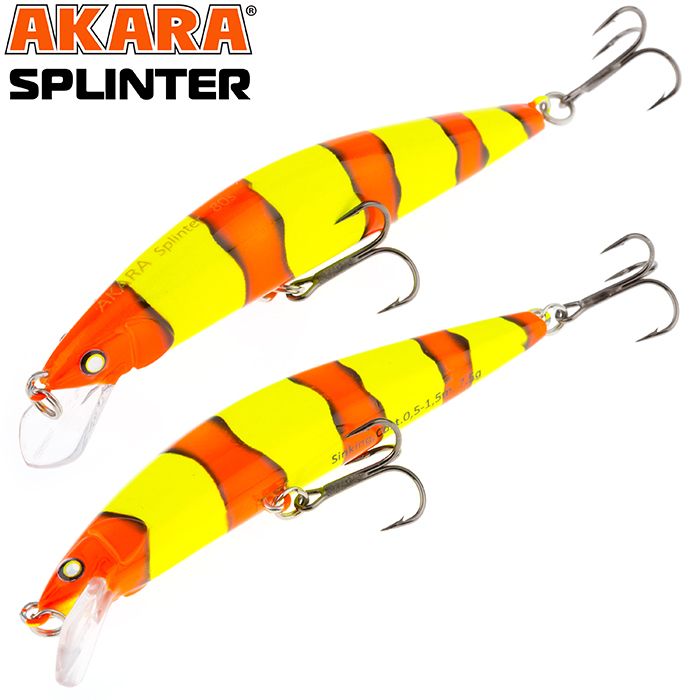 

Воблер Akara Splinter 65S 5 гр 1/6 oz 2,6 in A70, Разноцветный, Splinter