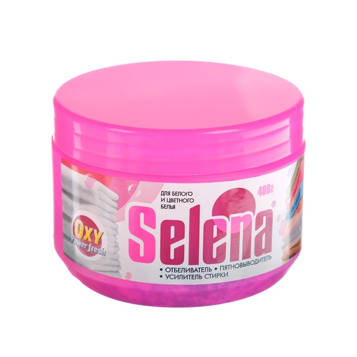 Отбеливатель Selena порошок, для белых и цветных тканей, 400 г