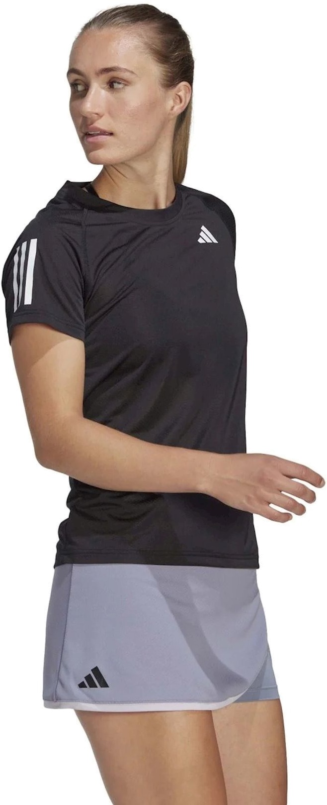 

Футболка женская adidas CLUB TEE черная S, Черный, CLUB TEE