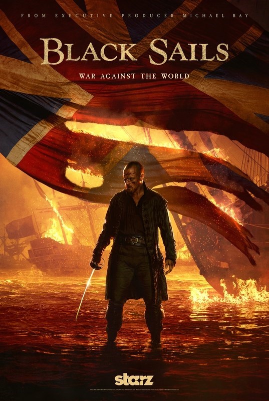

Постер к сериалу "Черные паруса" (Black Sails) 50x70 см
