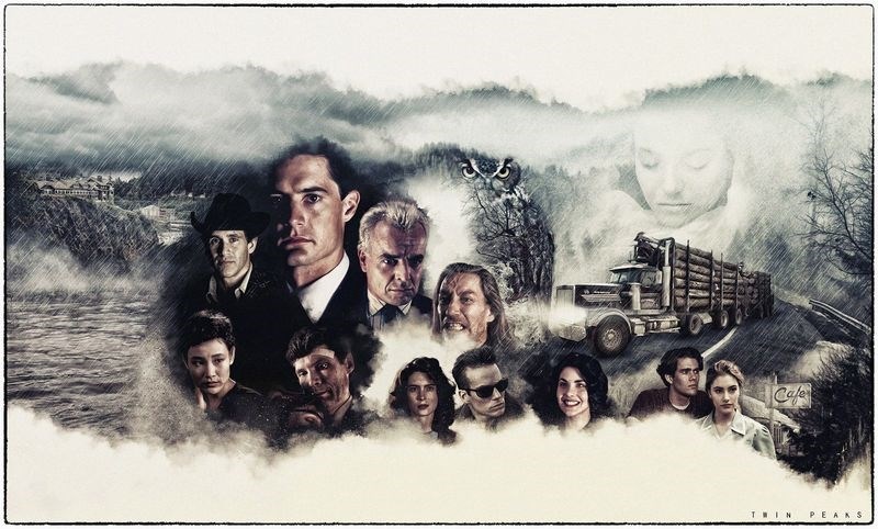 

Постер к сериалу "Твин Пикс" (Twin Peaks) A4