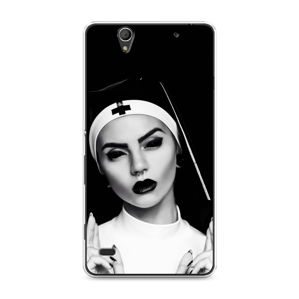

Чехол Awog на Sony Xperia C4 "Черная монашка", Разноцветный, 52650-9