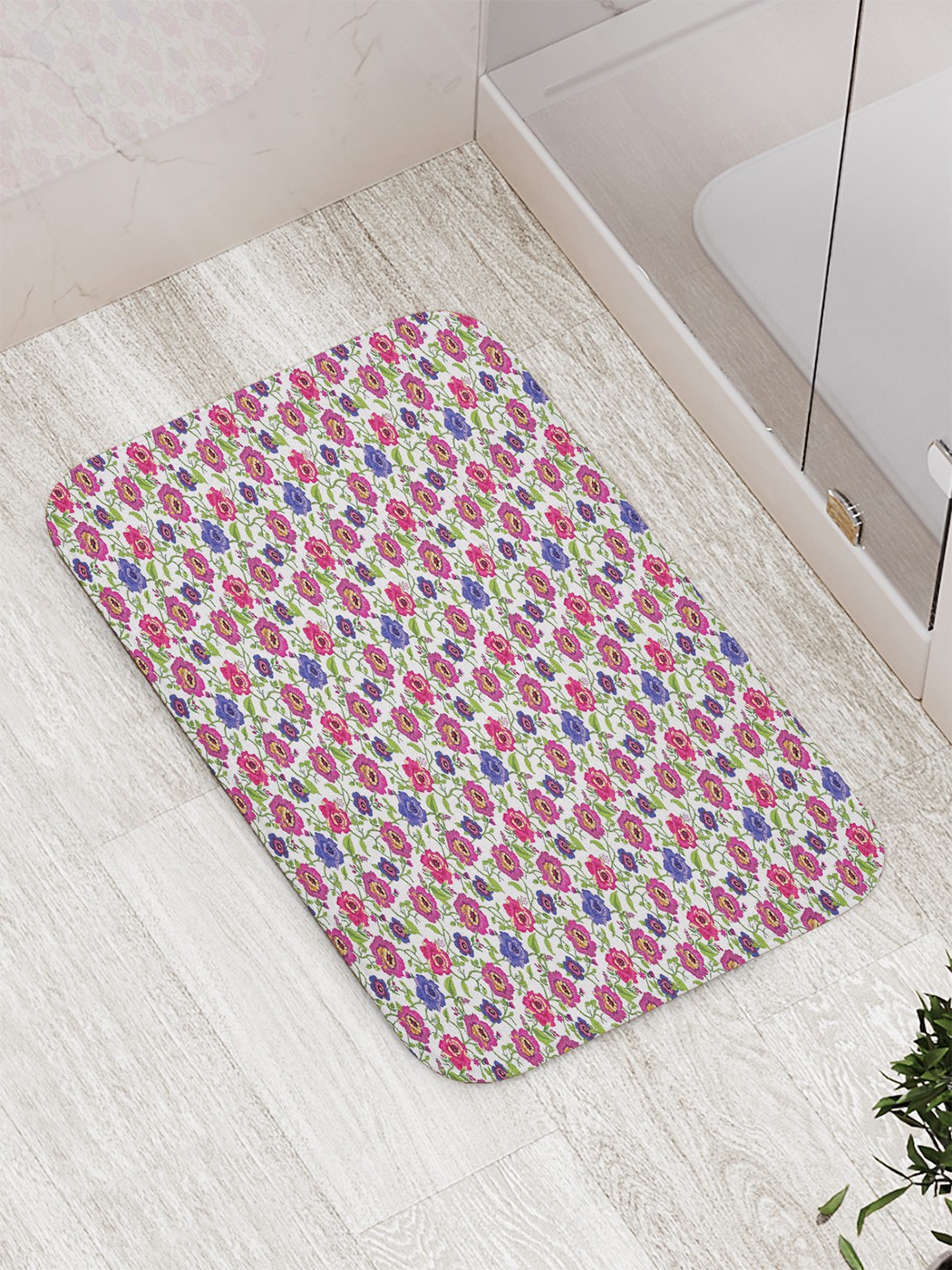 

Коврик противоскользящий для ванной, сауны, бассейна, 77х52 см bath_74162 JoyArty