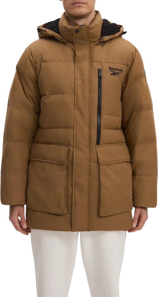 Зимняя куртка мужская Reebok Q4D PUFFER PARKA коричневая 2XL