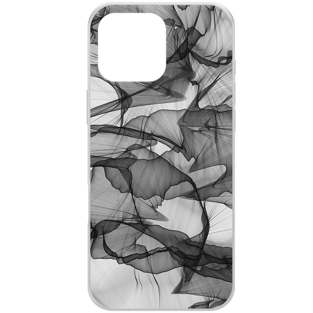 

Чехол-накладка Krutoff Clear Case Абстракт 14 для iPhone 16 Pro Max, Прозрачный